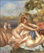 Pierre-Auguste Renoir Three Bathers, USA oil painting artist